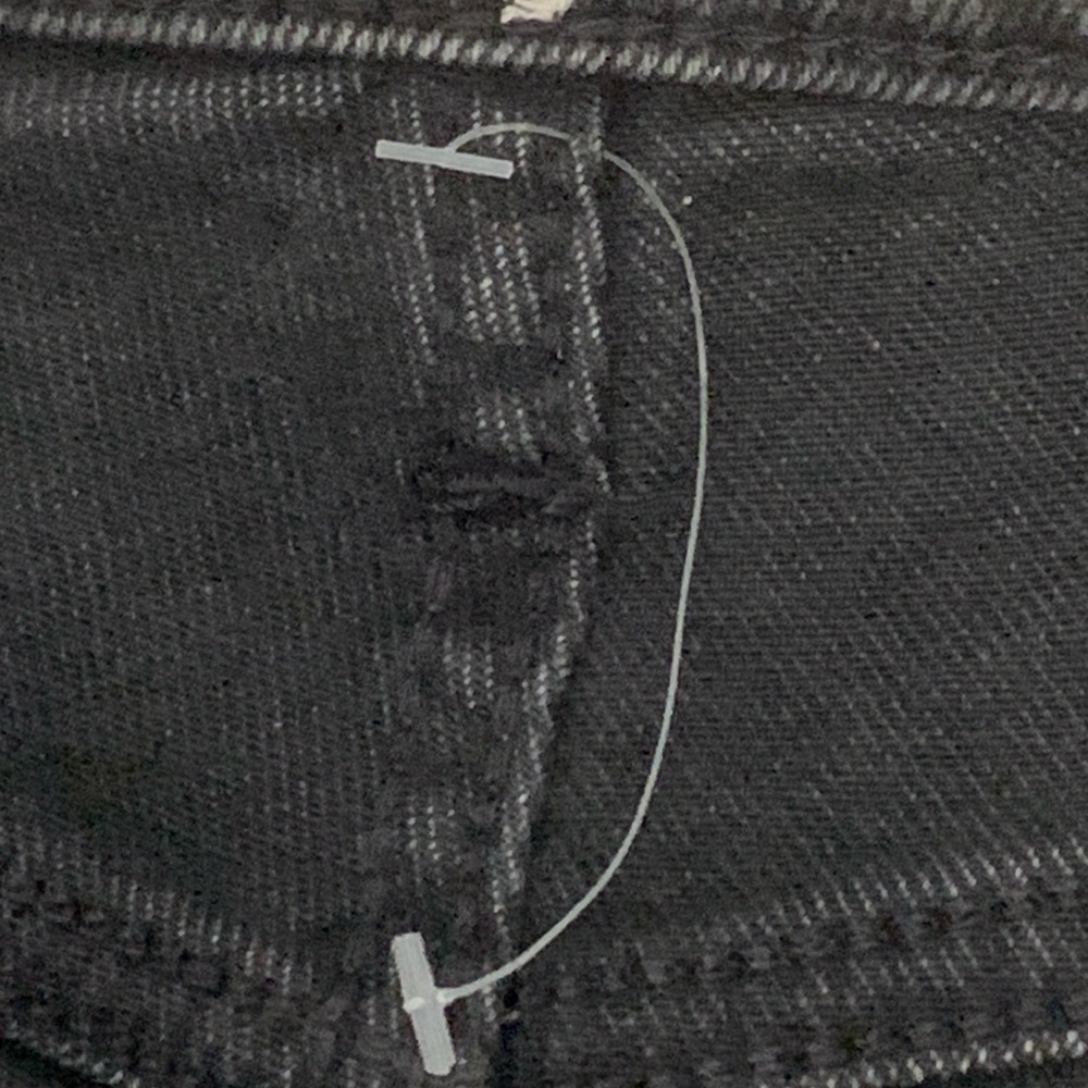 Madewell The Girljean Black Rip Knee Skinny Jeans 28 - Picture 8 of 11